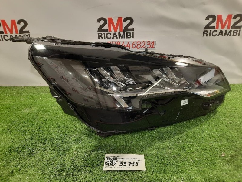 Proiettore ANT DX 98 362 301 8089914772 Peugeot 3008 II 2016