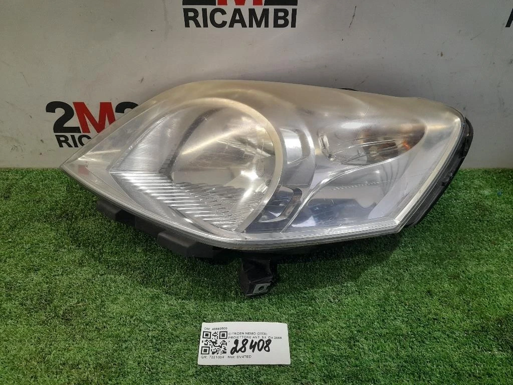 Proiettore ANT SX 45560509 Citroen NEMO 2008
