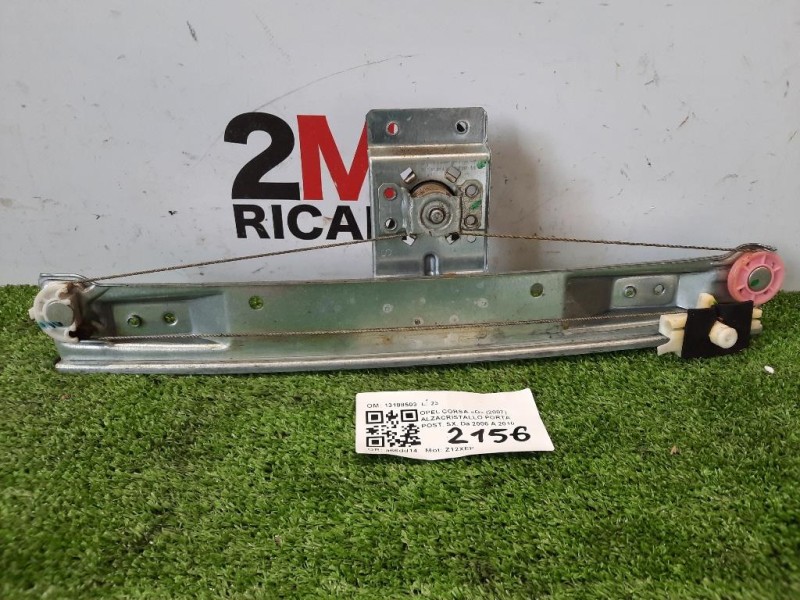 Alzacristallo Porta POST SX 13188503 Opel Corsa D 2007