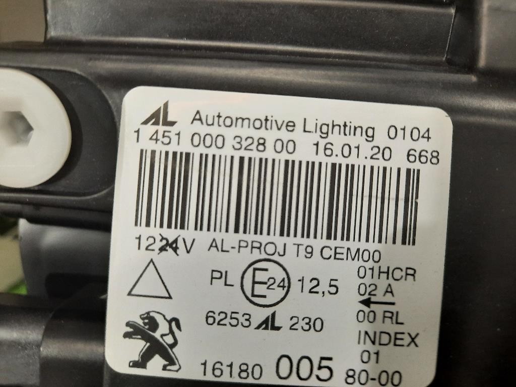 Proiettore ANT DX 1618000580 Peugeot 308 II 2014