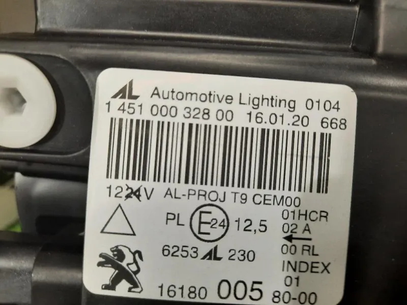 Proiettore ANT DX 1618000580 Peugeot 308 II 2014