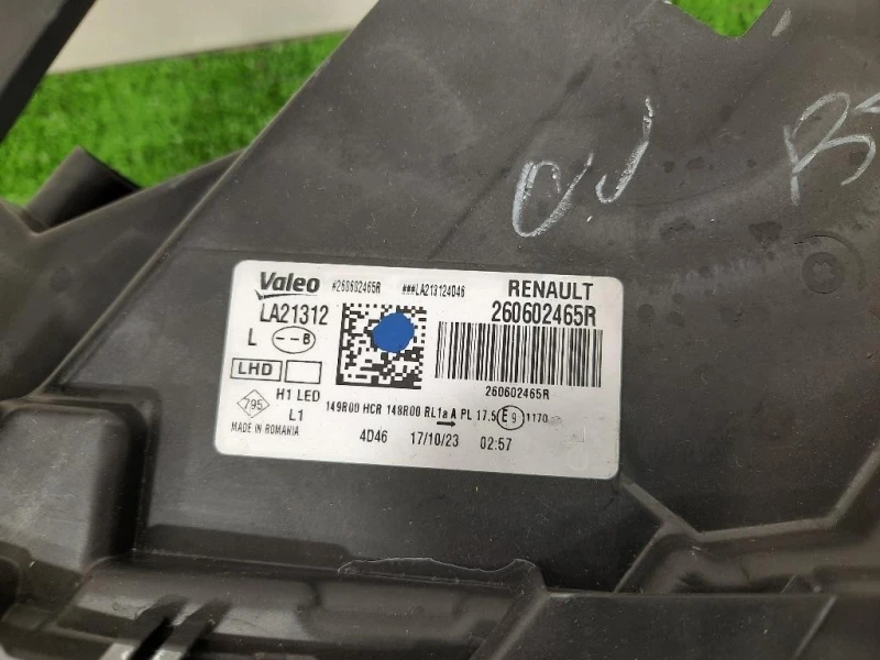 Proiettore ANT SX 260602465R Dacia Duster II 2018