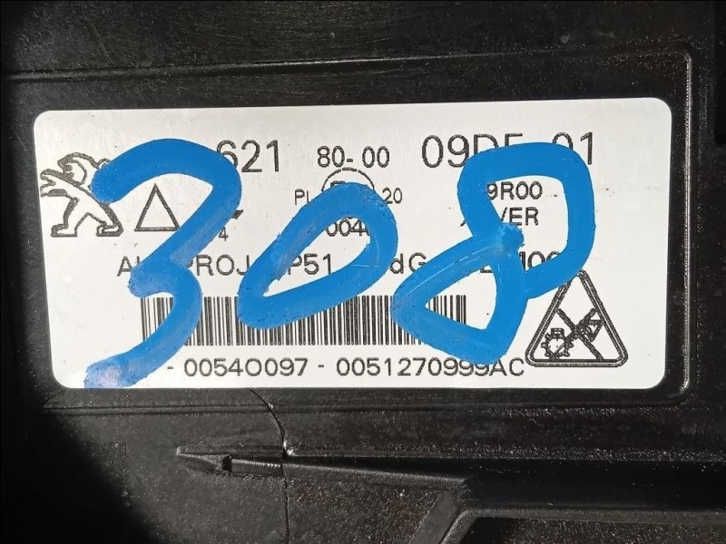 Proiettore ANT DX 0051270999AC 98596621 Peugeot 308 III 2021