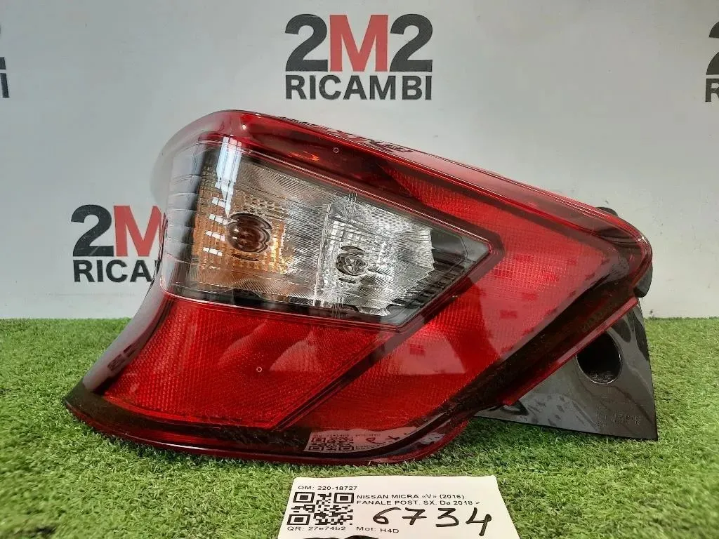 Fanale POST SX 220-18727 Nissan Micra V 2016