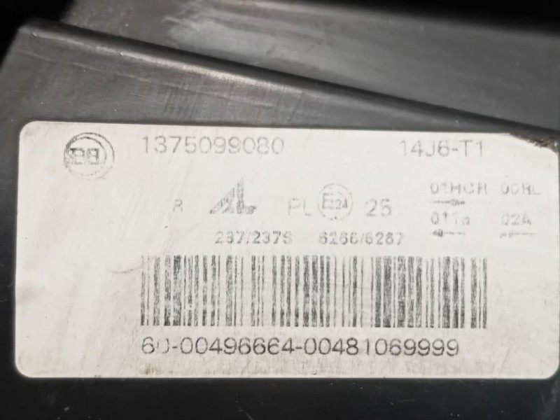 Proiettore ANT DX 1375099080 Peugeot Boxer III 2014