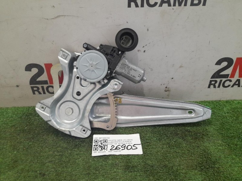 Alzacristallo Porta POST SX 857100D100 Toyota Yaris IV 2012