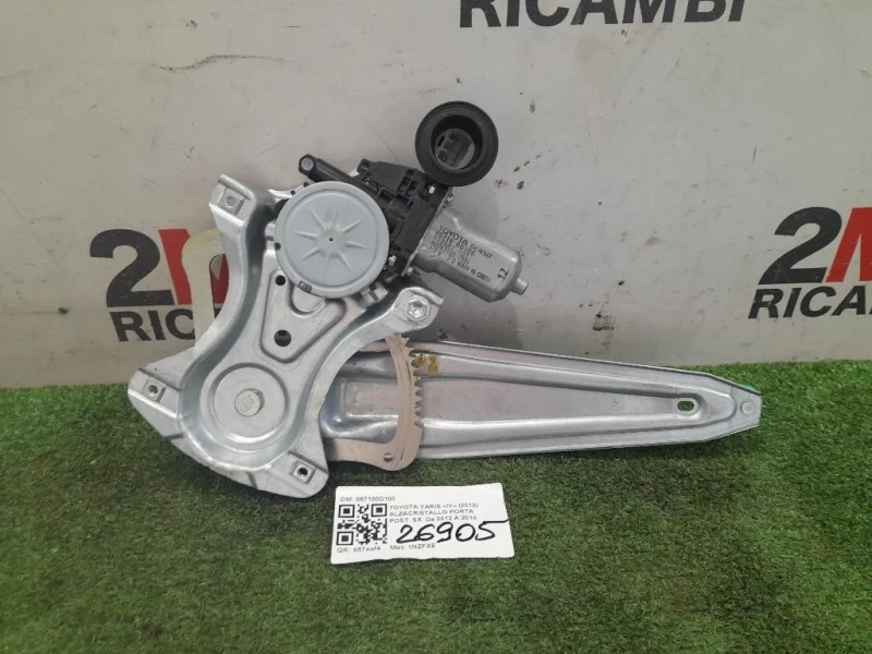 Alzacristallo Porta POST SX 857100D100 Toyota Yaris IV 2012