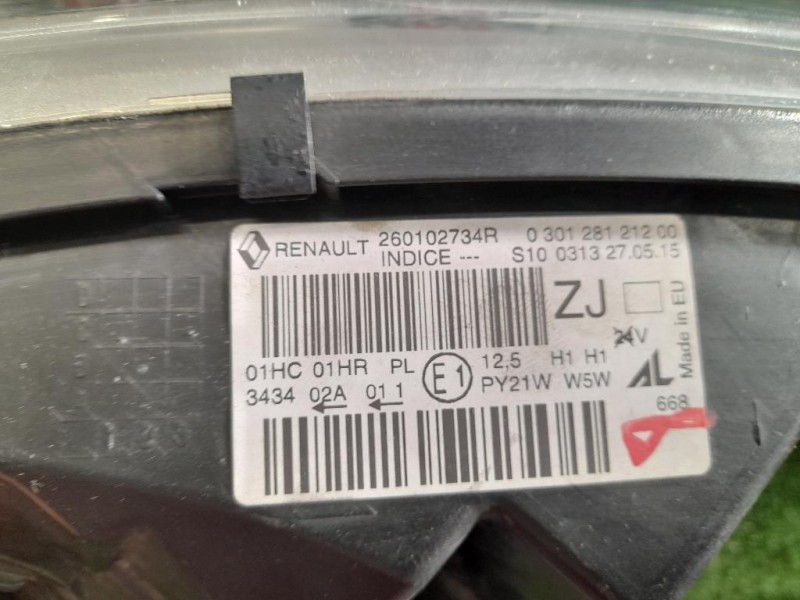 Proiettore ANT DX 260102734R Renault Captur I 2013