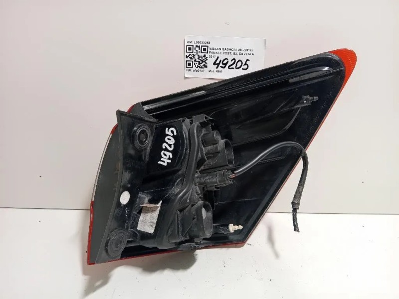 Fanale POST SX L90033255 Nissan Qashqai II 2014