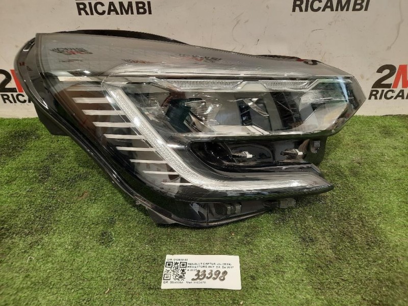 Proiettore ANT DX 260104525R Renault Captur II 2019