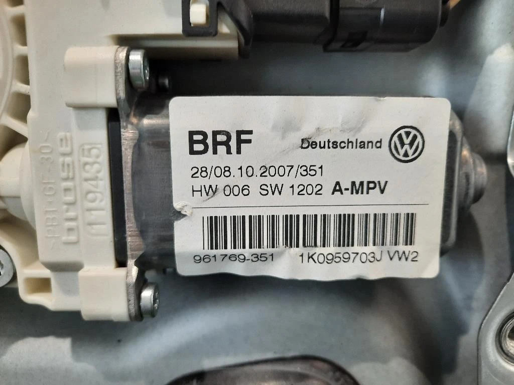 Alzacristallo Porta POST SX 1T0839461N Volkswagen Touran II 2007