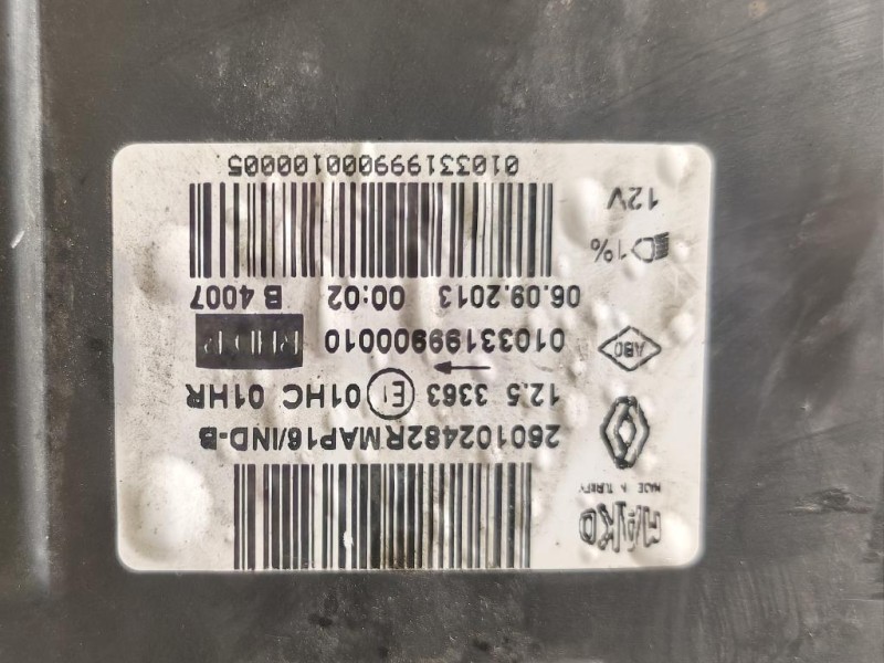 Proiettore ANT DX 260102482R Renault CLIO IV 2016