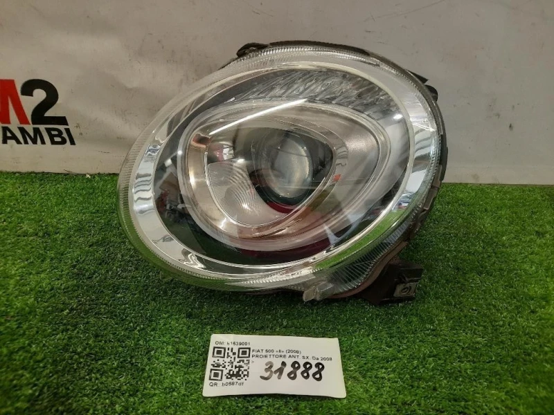 Proiettore ANT SX 81539001 Fiat 500 II 2008