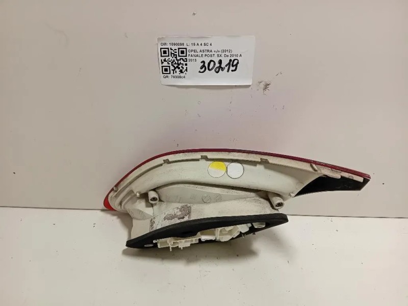 Fanale POST SX 1090098 Opel Astra J 2012