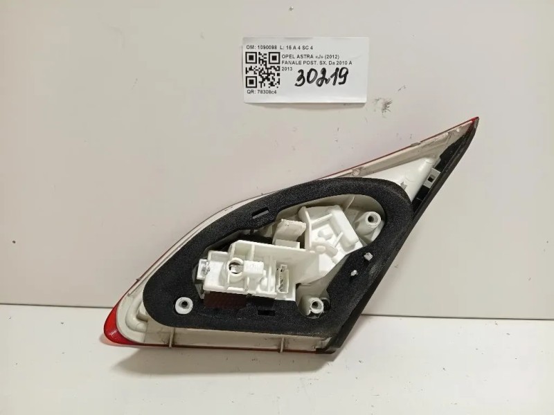 Fanale POST SX 1090098 Opel Astra J 2012