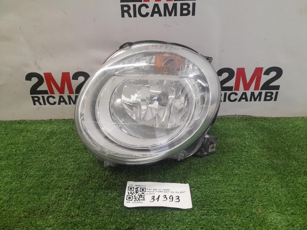 Proiettore ANT SX 45550711 Fiat 500 II 2008