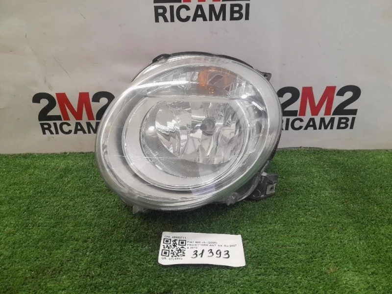 Proiettore ANT SX 45550711 Fiat 500 II 2008