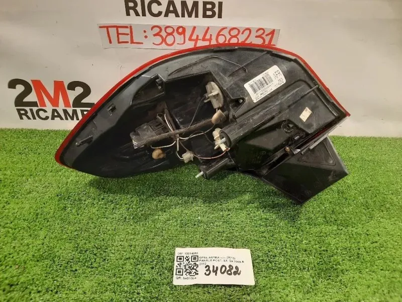 Fanale POST SX 13314052 Opel Astra J 2012