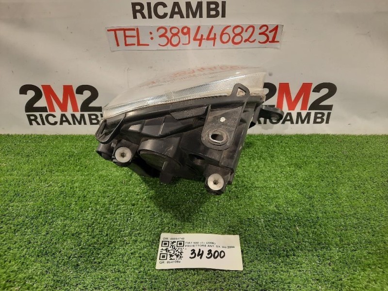 Proiettore ANT SX 45550748 Fiat 500 II 2008