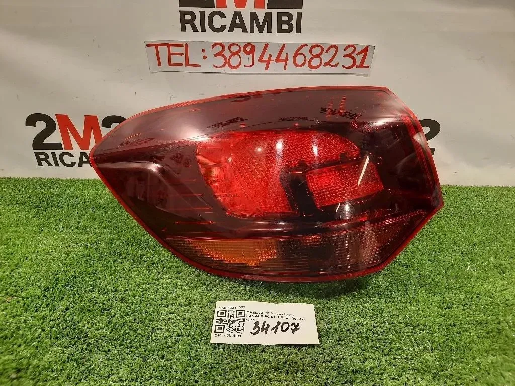 Fanale POST SX 13314052 Opel Astra J 2012