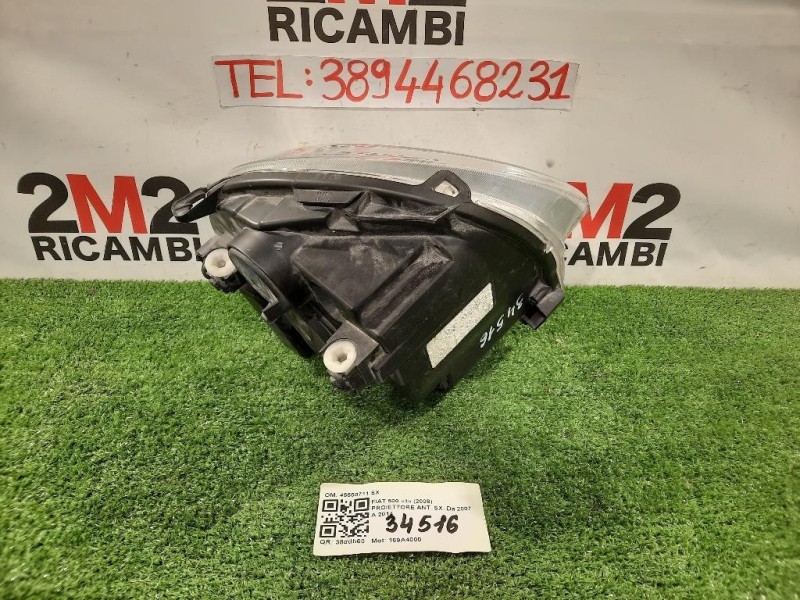 Proiettore ANT SX 45550711 SINISTRO Fiat 500 II 2008