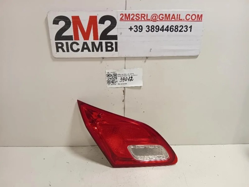 Fanale POST SX 13358077 Opel Astra J 2012