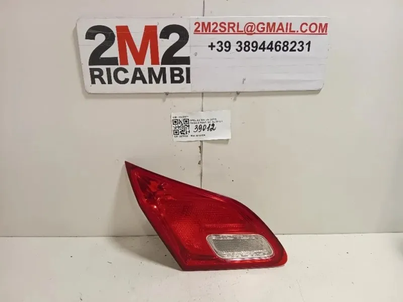 Fanale POST SX 13358077 Opel Astra J 2012