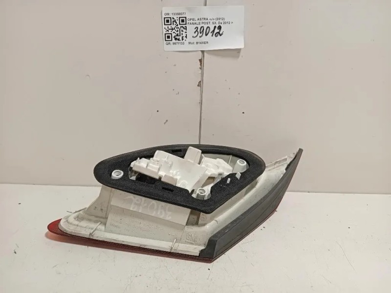 Fanale POST SX 13358077 Opel Astra J 2012