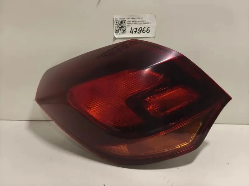 Fanale POST SX 1090098 FARO FANALE POST Opel Astra J 2012