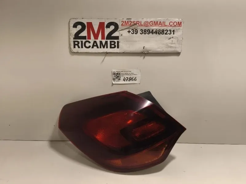 Fanale POST SX 1090098 FARO FANALE POST Opel Astra J 2012