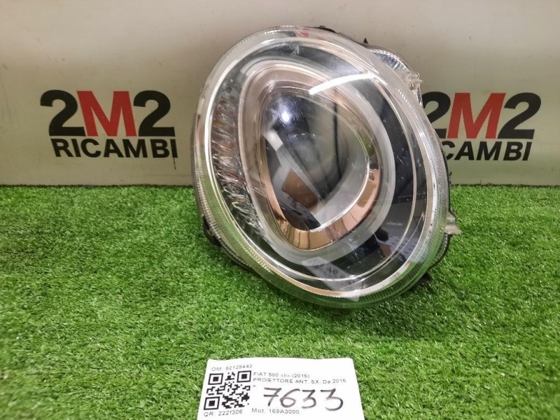Proiettore ANT SX 52129443 Fiat 500 II 2015