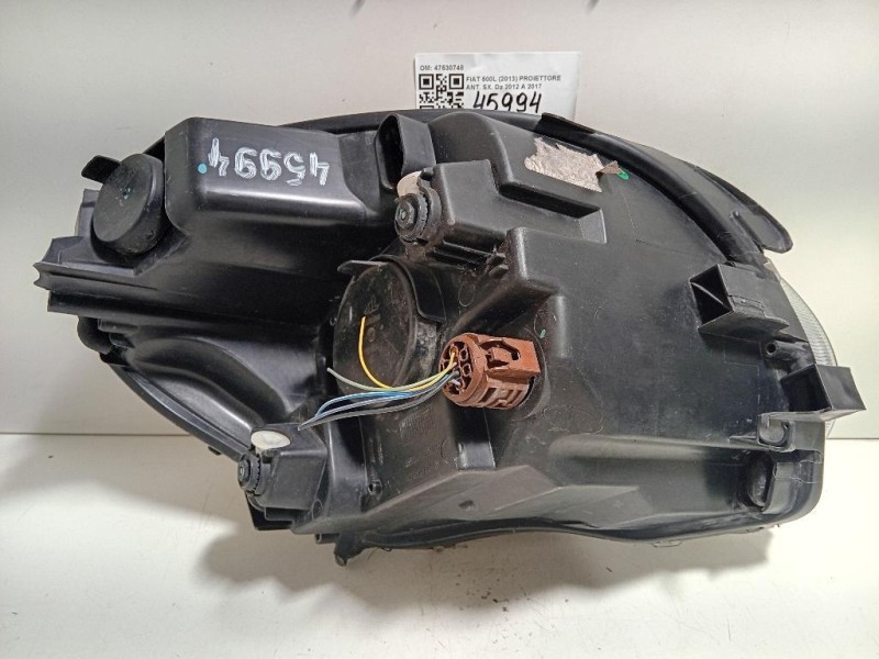 Fanale POST SX 1090098 Opel Astra J 2012