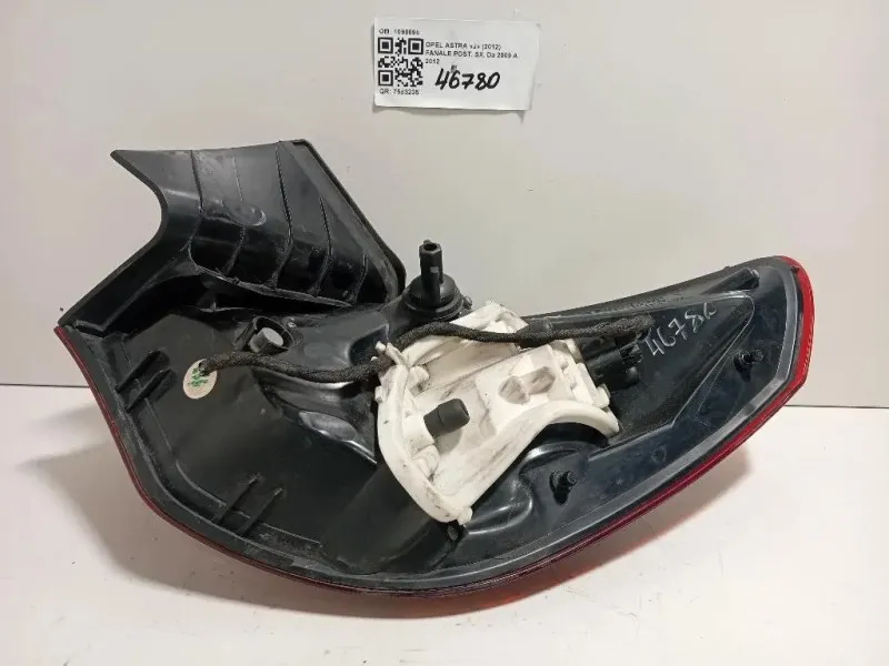 Fanale POST SX 1090098 Opel Astra J 2012