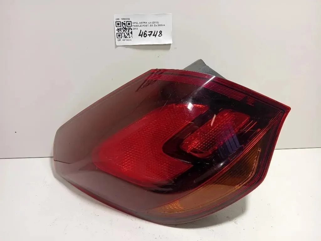 Fanale POST SX 1090098 FARO FANALE POST Opel Astra J 2012