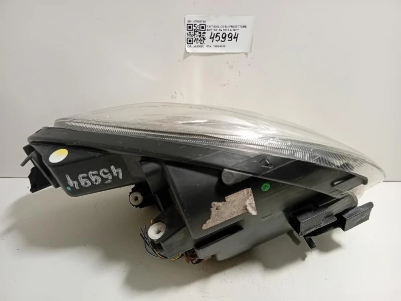 Proiettore ANT SX 47530748 DIFETTI Fiat 500L 2013