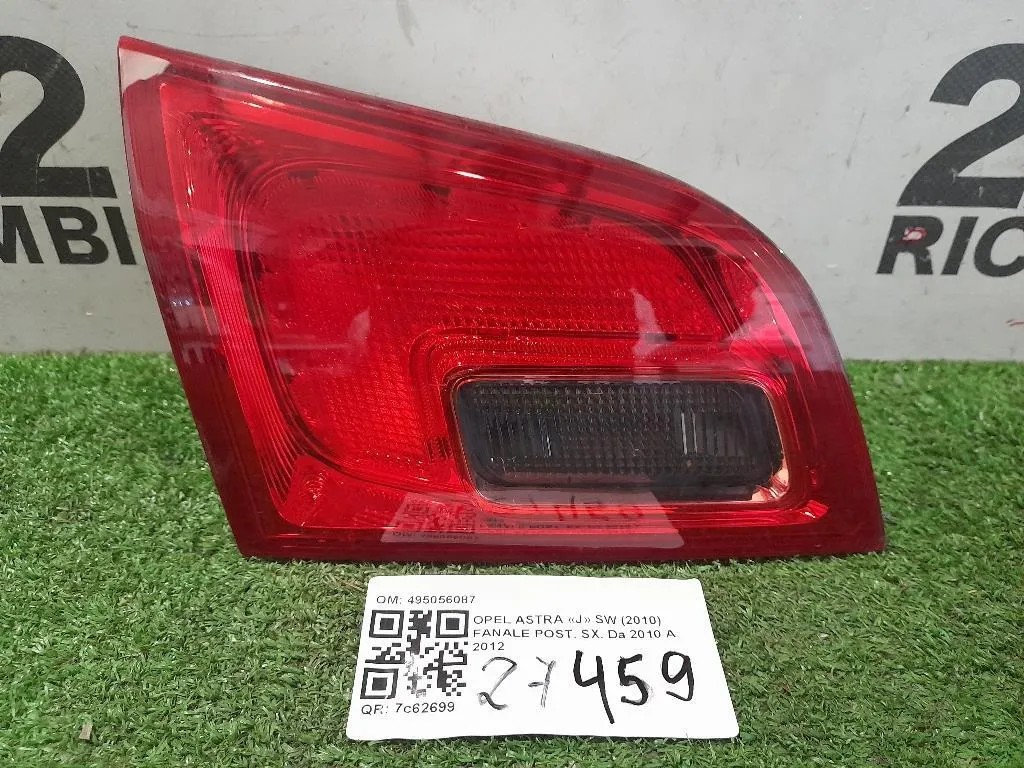 Fanale POST SX 495056087 Opel Astra J SW 2010