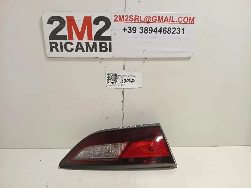 Fanale POST SX 39032992 Opel Astra K 2016
