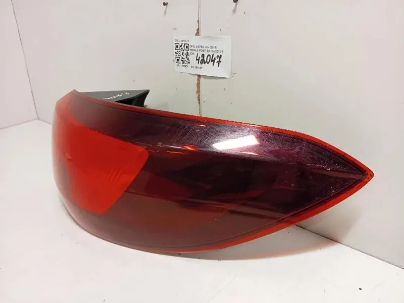 Fanale POST SX 39077375 Opel Astra K 2016