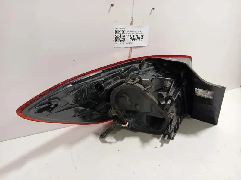 Fanale POST SX 39077375 Opel Astra K 2016