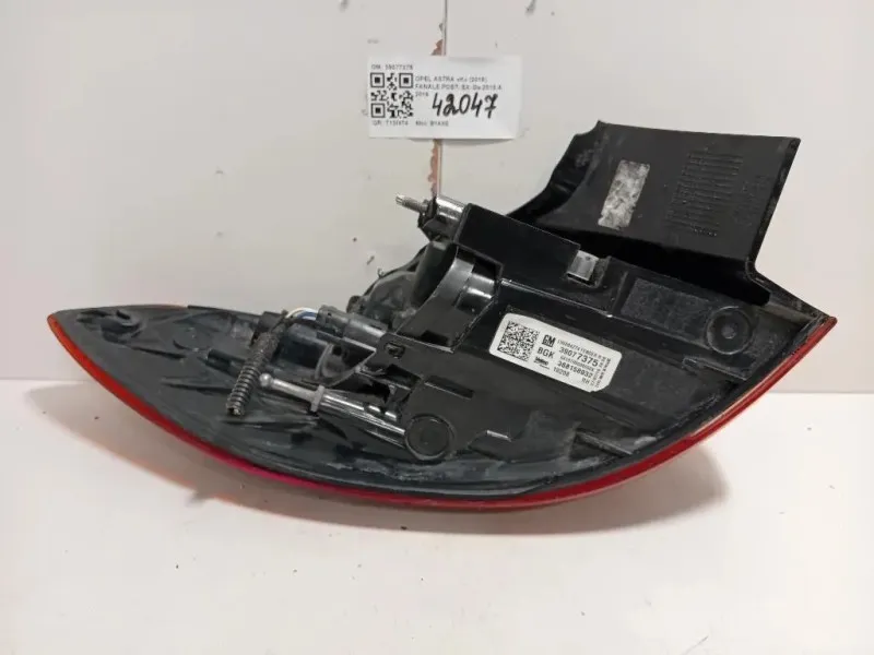 Fanale POST SX 39077375 Opel Astra K 2016