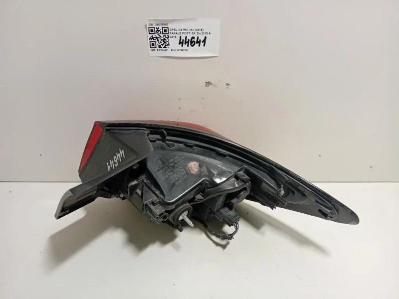 Fanale POST SX 39015943 Opel Astra K 2016