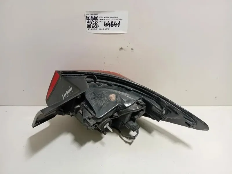 Fanale POST SX 39015943 Opel Astra K 2016