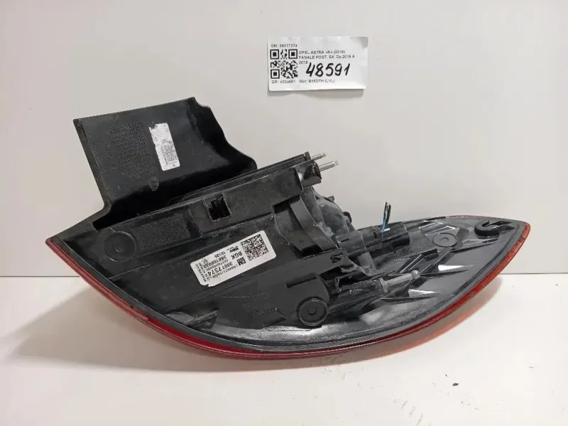 Fanale POST SX 39077374 Opel Astra K 2016
