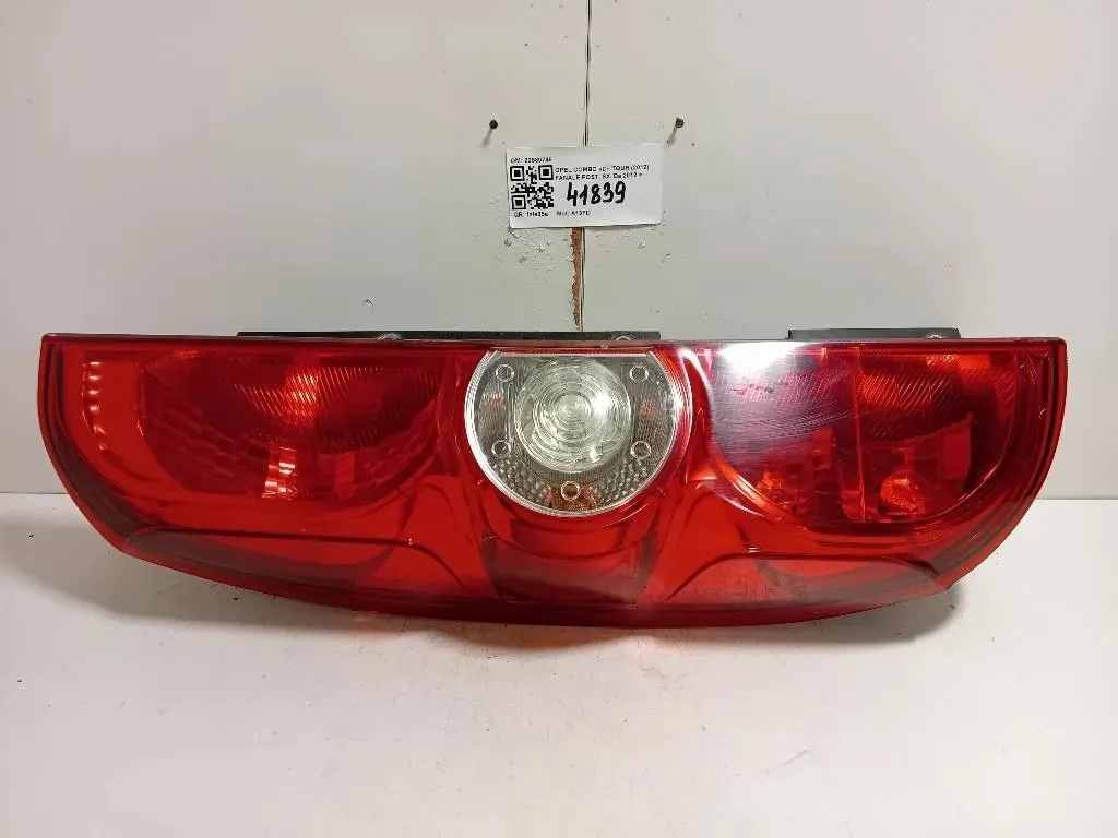 Fanale POST SX 20580748 Opel Combo D TOUR 2012