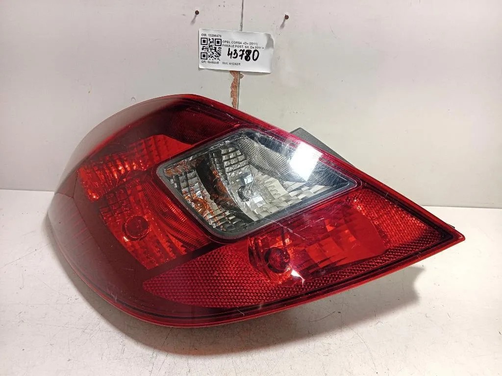 Fanale POST SX 13296479 Opel Corsa D 2011
