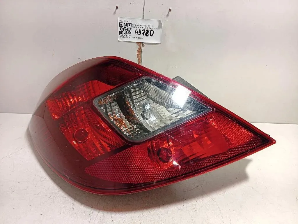 Fanale POST SX 13296479 Opel Corsa D 2011