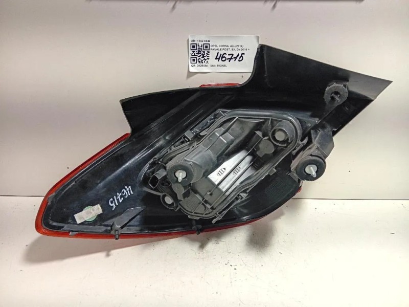 Fanale POST SX 13428448 Opel Corsa E 2014