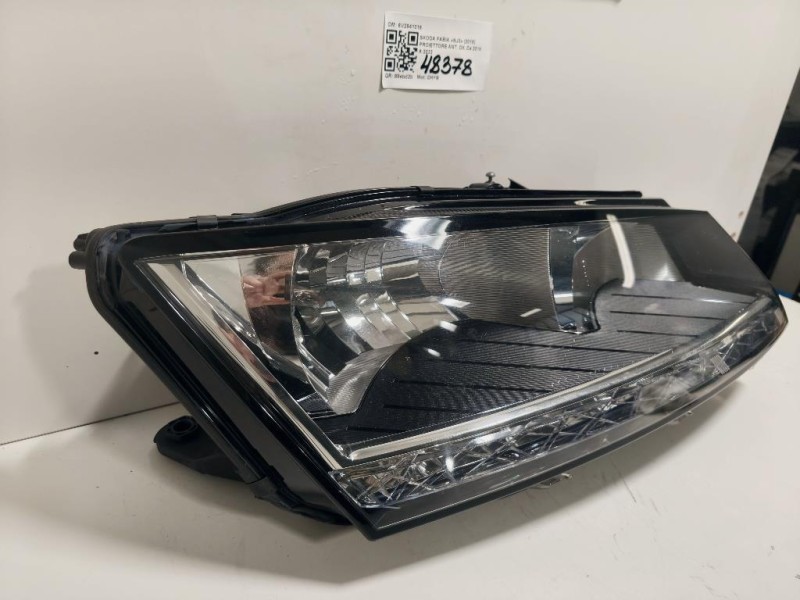 Proiettore ANT DX 6V2941016 Skoda Fabia NJ3 2018
