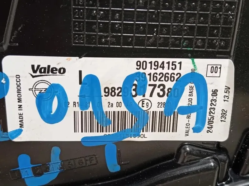 Fanale POST SX 9829317380 Opel Corsa F 2019