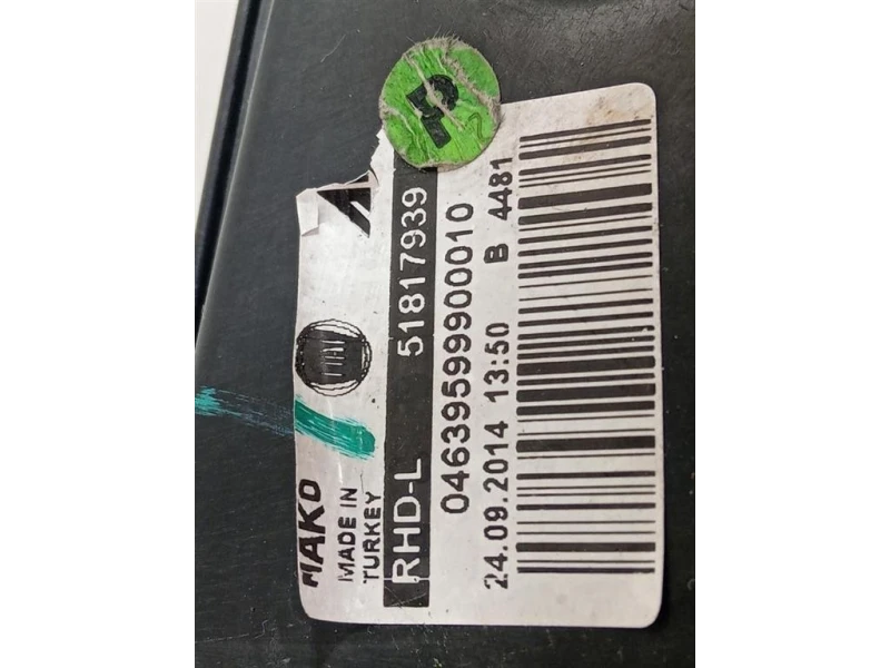 Proiettore ANT SX 51817939 Fiat Doblò III Cargo 2010